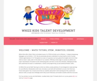 Whizzkidsae.com(Online Kids Classes) Screenshot