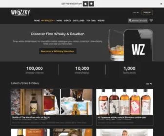 Whizzky.net(Discover Fine Whisky and Bourbon) Screenshot