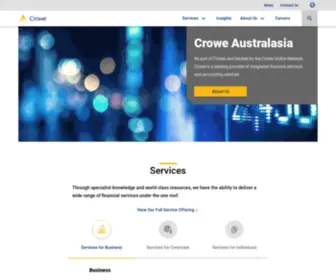 WHK.com.au(Crowe Australasia) Screenshot