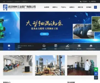 WHLYBY.com(武汉特种工业泵厂有限公司) Screenshot