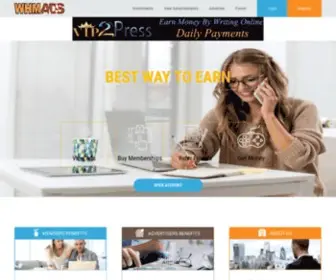 Whmads.com(Earn Cash Online) Screenshot