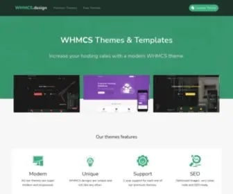 WHMCS.design(WHMCS Themes & Templates) Screenshot