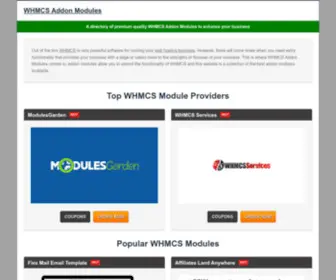 WHMcsaddonmodules.com(WHMcsaddonmodules) Screenshot