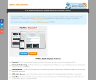 WHMcsemailtemplates.com(WHMCS Email Templates) Screenshot