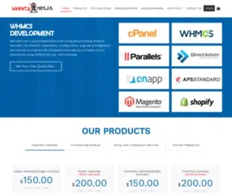 WHMCsninja.com(Whmcs Ninja) Screenshot