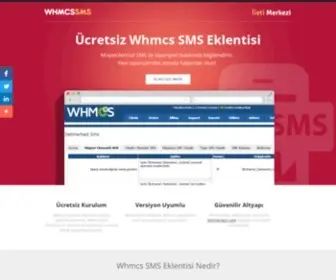 WHMCSSMS.com(Ücretsiz Whmcs SMS Eklentisi) Screenshot