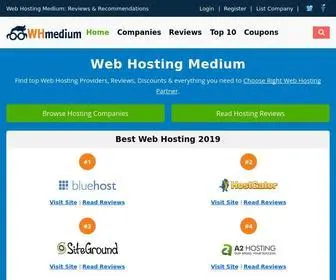 Whmedium.com(Global Web Hosting Companies Reviews & Directory) Screenshot