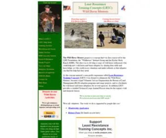 Whmentors.org(LRTC Wild Horse Mentors) Screenshot