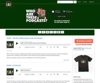 Whoarethese.com(Who Are These Podcasts) Screenshot