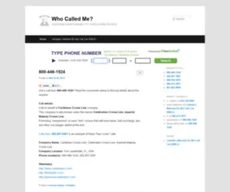 Whocalledme.ca(Community-driven Canada's 411 reverse lookup directory) Screenshot