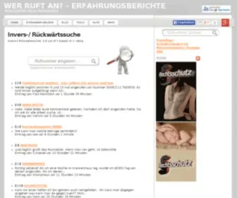 Whocallsyou.de(Rückwärtssuche) Screenshot