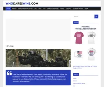 Whodareswins.com(Extreme Sports Clothing) Screenshot