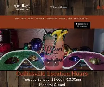 Whodatscollinsville.com(Who Dat's Collinsvillle) Screenshot