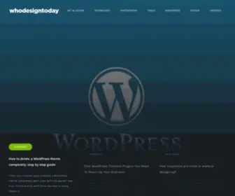 Whodesigntoday.com(Let's explore who designed what) Screenshot