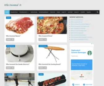 Whoinventedit.net(Inventions) Screenshot