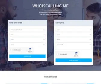 Whoiscalling.me(Domain Information) Screenshot