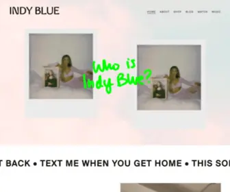 Whoisindyblue.com(INDY BLUE) Screenshot