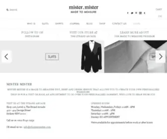 Whoismrmister.com(Mister Mister) Screenshot