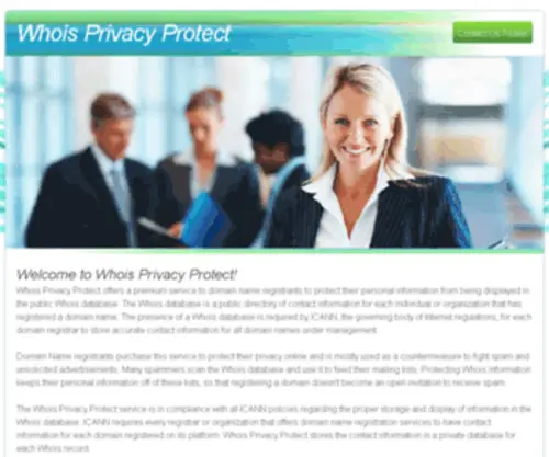 Whoisprivacyprotect.com(Whois Privacy Protect) Screenshot