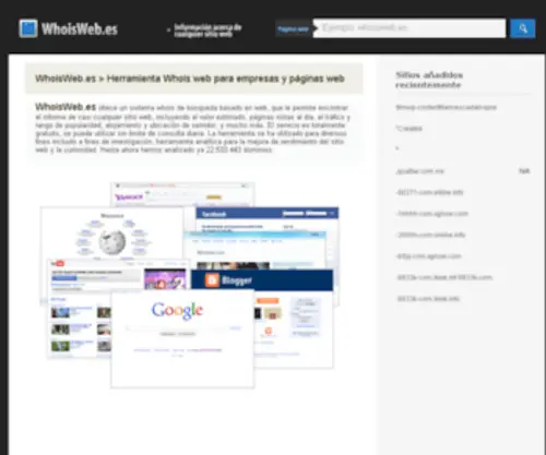 Whoisweb.es(Whoisweb) Screenshot