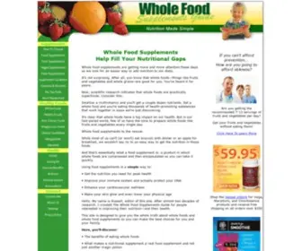 Whole-Food-Supplements-Guide.com(Whole Food Supplements) Screenshot