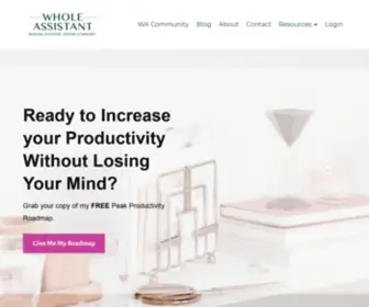 Wholeassistant.com(Whole Assistant) Screenshot