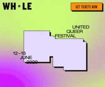 Wholefestival.com(WHOLE ◇ United Queer Festival ◇ 12 ) Screenshot
