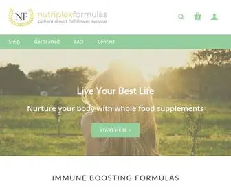 Wholefoodformulas.com(NutriPlex Formulas) Screenshot