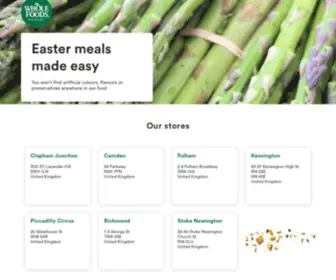 Wholefoodsmarket.co.uk(Whole Foods UK) Screenshot