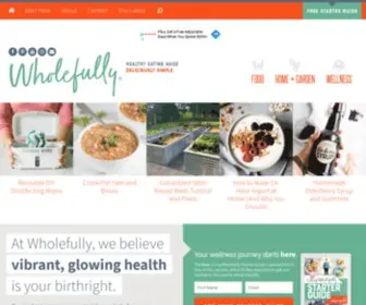 Wholefully.com(Healthy Recipes and Holistic Wellness) Screenshot