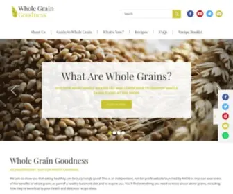 Wholegraingoodness.com(Whole Grain Goodness) Screenshot