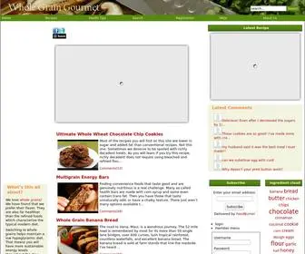 Wholegraingourmet.com(Whole Grain Recipes) Screenshot