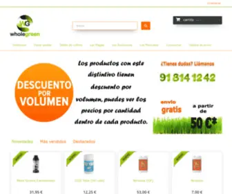 Wholegreen.es(El Mejor Grow Shop Online) Screenshot