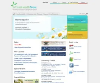 Wholehealthnow.com(Homeopathy Software) Screenshot