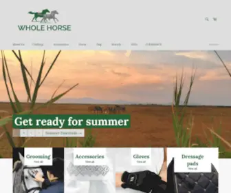 Wholehorse.co.uk(Childrens Riding Wear Buy on Line From Whole Horse Ltd) Screenshot