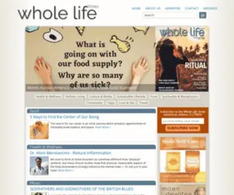 Wholelifetimes.com(Los Angeles Holistic Health Magazine) Screenshot