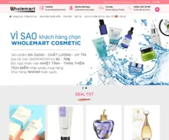 Wholemartcosmetic.com(Trang ch) Screenshot