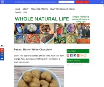 Wholenaturallife.com(Whole Natural Life) Screenshot