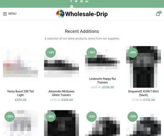 Wholesale-Drip.com(Offering major discounts by providing wholesale prices to our customers) Screenshot