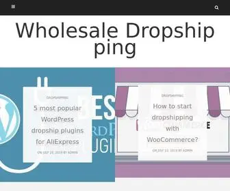 Wholesale-Dropshipping.com(Wholesale Dropshipping) Screenshot