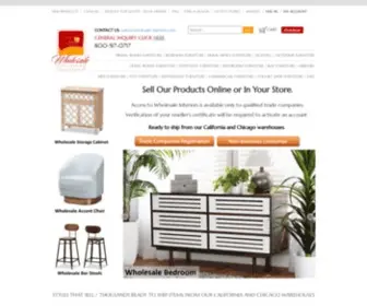 Wholesale-Interiors.com(Wholesale Furniture) Screenshot