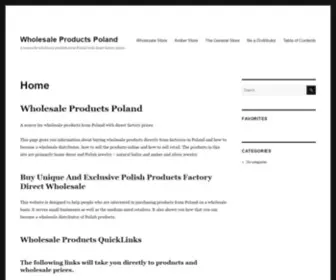 Wholesale-Products-Poland.com(Wholesale Products Poland) Screenshot