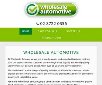 Wholesaleautomotive.com.au(Wholesale Automotive) Screenshot