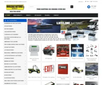 Wholesalebatteriesdirect.com(Batteries for RV) Screenshot