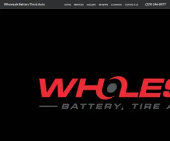 Wholesalebatterytireauto.com(Wholesale Battery Tire & Auto) Screenshot