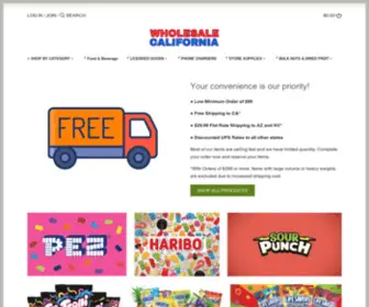 Wholesaleca.com(Wholesale California) Screenshot