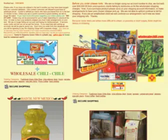 Wholesalechili.com(Wholesale chili) Screenshot