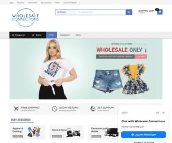 Wholesaleconnections.com(Wholesale connection) Screenshot