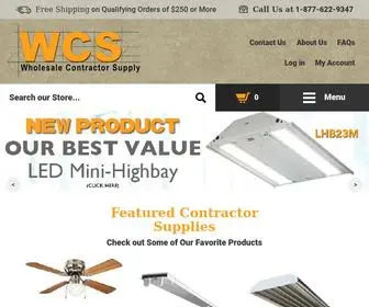 Wholesalecontractorsupply.com(Lighting Fixtures Online) Screenshot