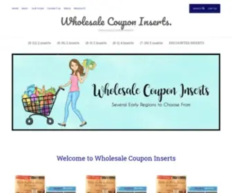 Wholesalecouponinserts.com(Whole Coupon Inserts) Screenshot